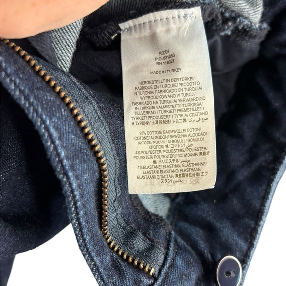 Boden Denim Smart Straight Dark Wash Jeans Size 10R - Picture 6 of 15